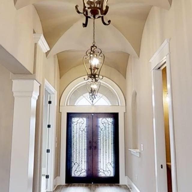 Custom home architectural detail