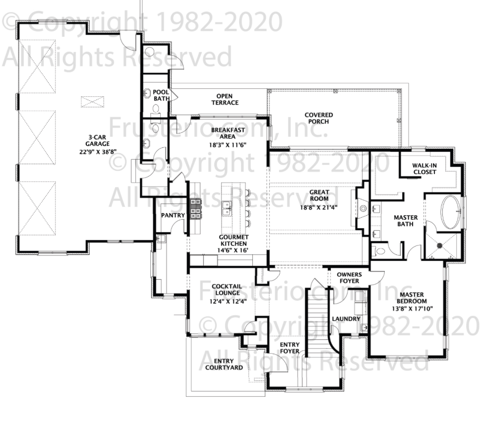 Brendan main level floor plan