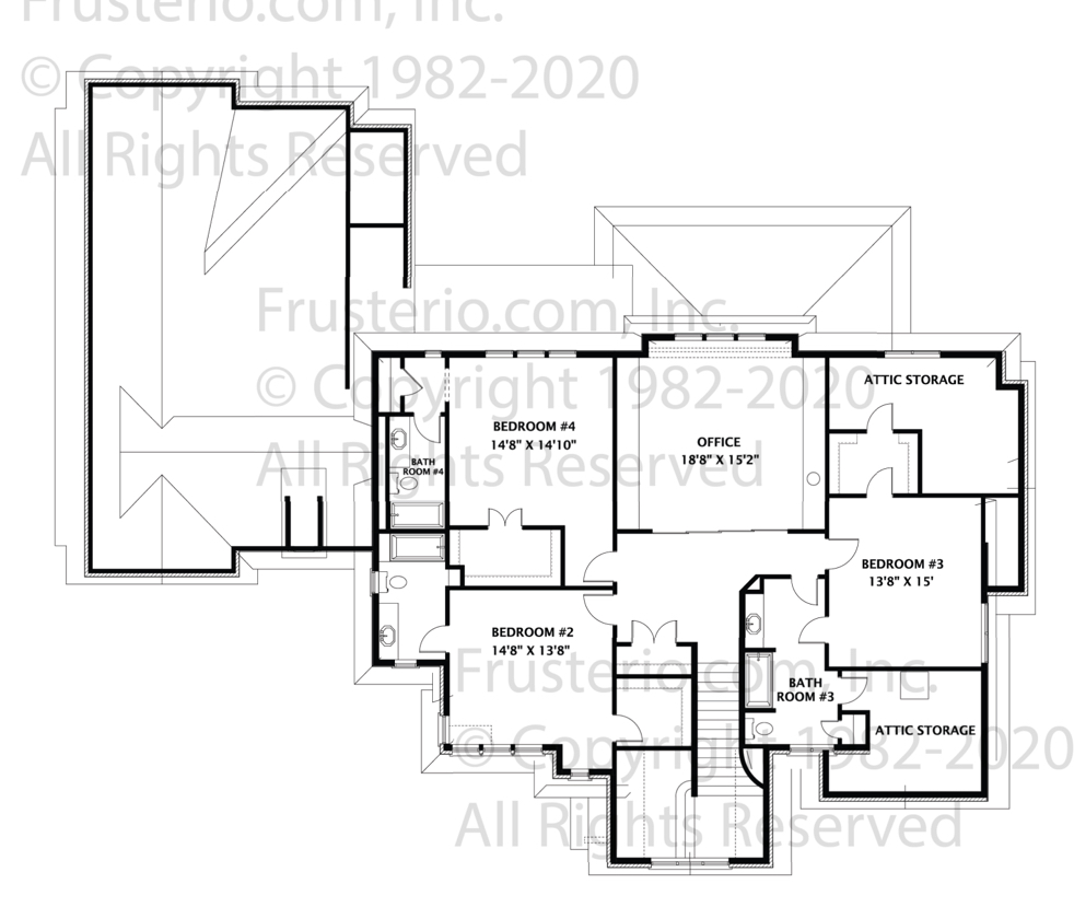 Brendan upper level floor plan